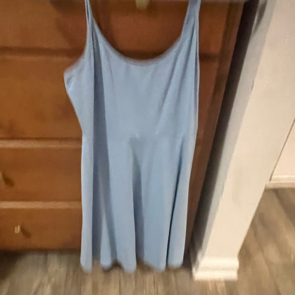 Blue Athletic dress without built in padding